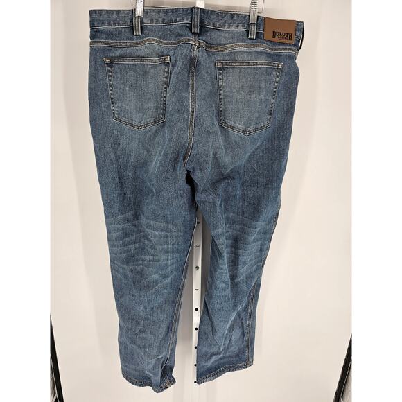 Duluth Trading Co Mens Sz 42x34 Flex Ballroom Blue Jeans Straight Leg - Picture 4 of 5